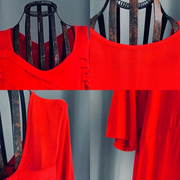 Jessica London Criss Cross Top - Picture 2 of 3